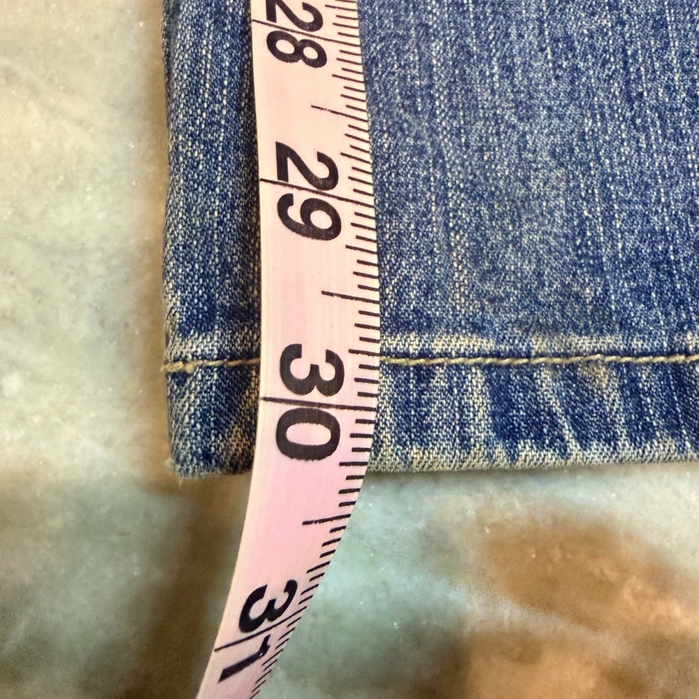 Crazy Horse Liz Claiborne Jeans Women’s Size 14 Blue Stretch Straight Leg Denim - Picture 8 of 9